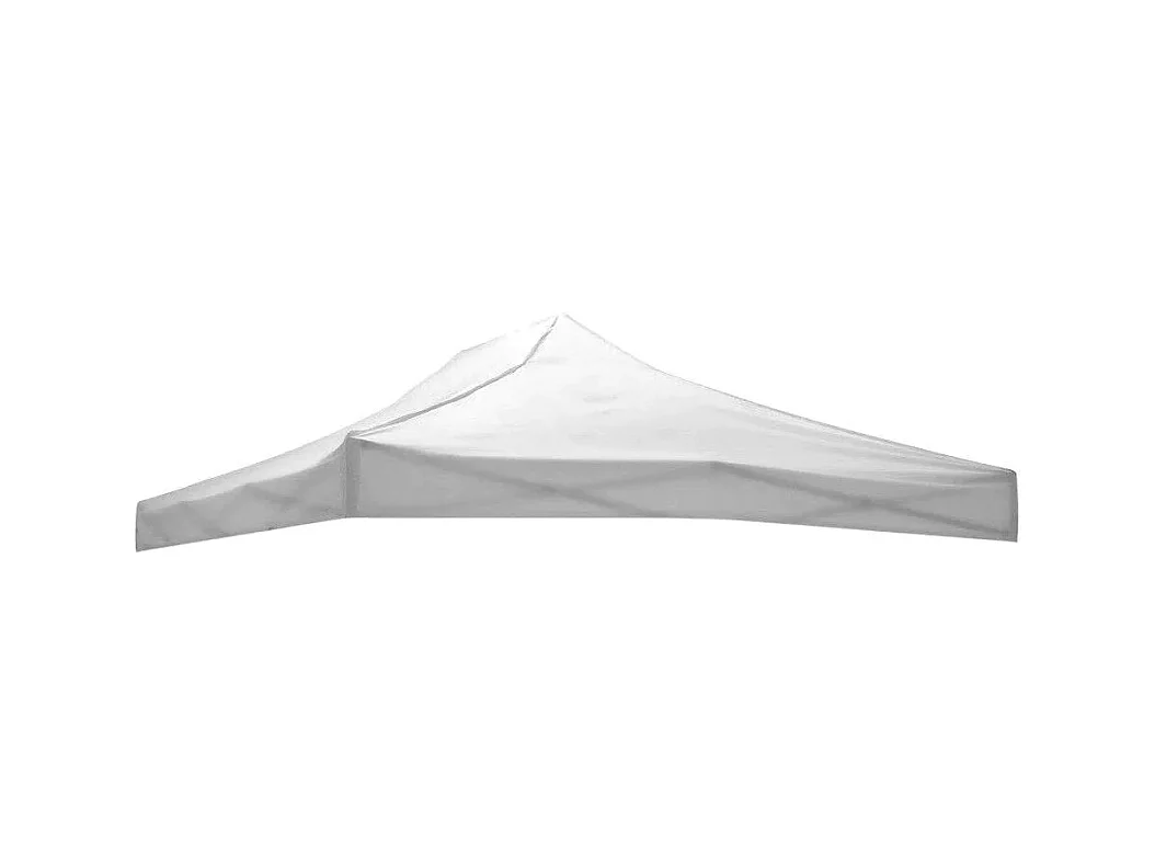 Feuille de toit imperméable blanche 2X2 pour remplacement de gazebo pliable 49483