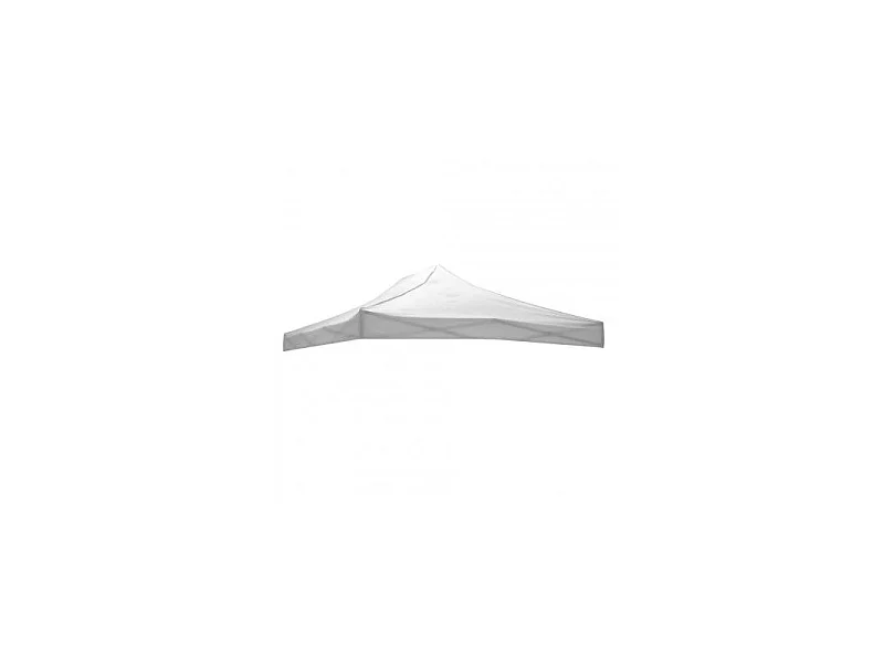 Cubierta impermeable blanca de 2 x 3 pulgadas para techo de gazebo plegable (reemplazo 49483)