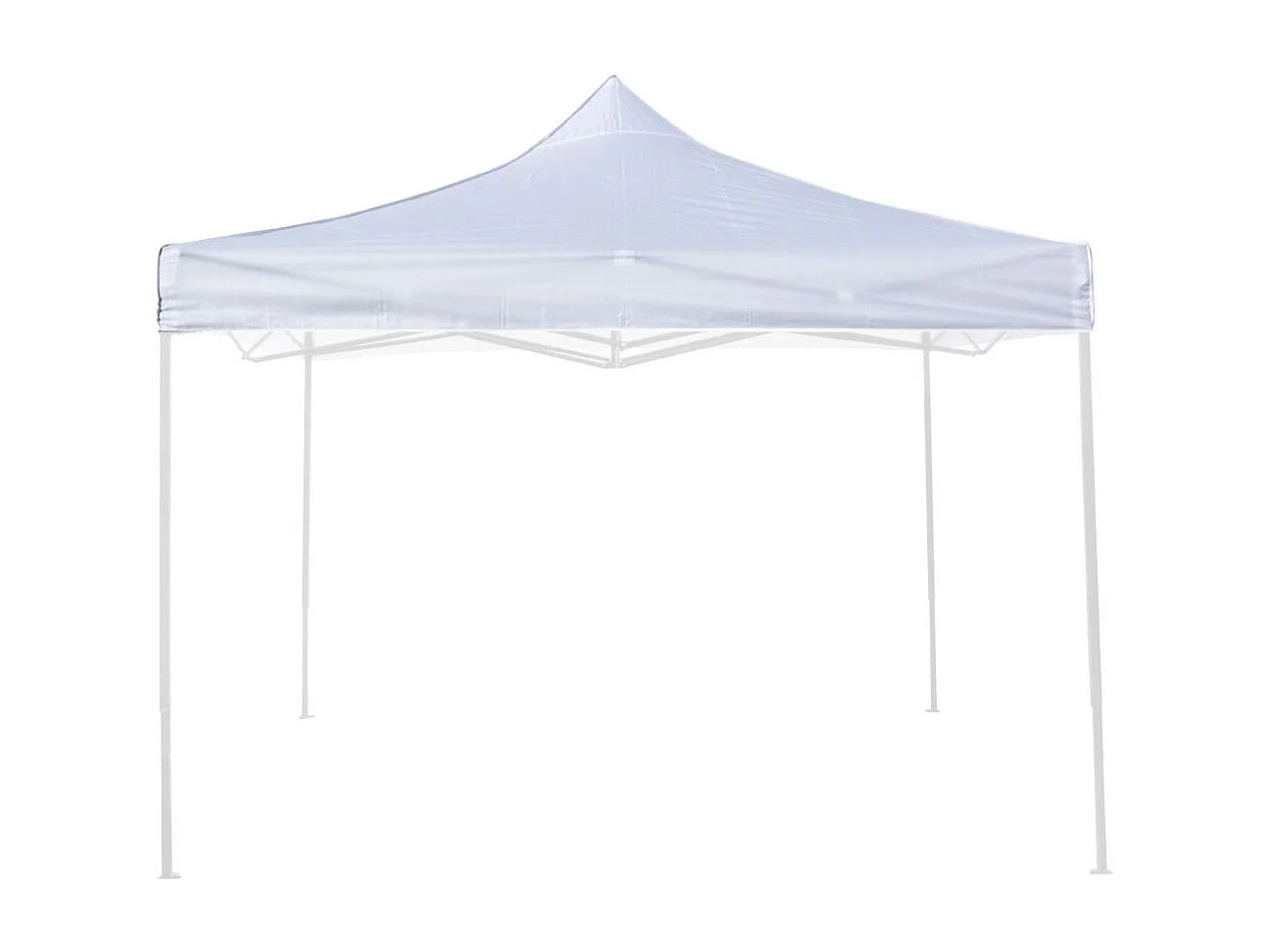 Feuille de toit imperméable blanche 3X3 pour le remplacement du gazebo pliable