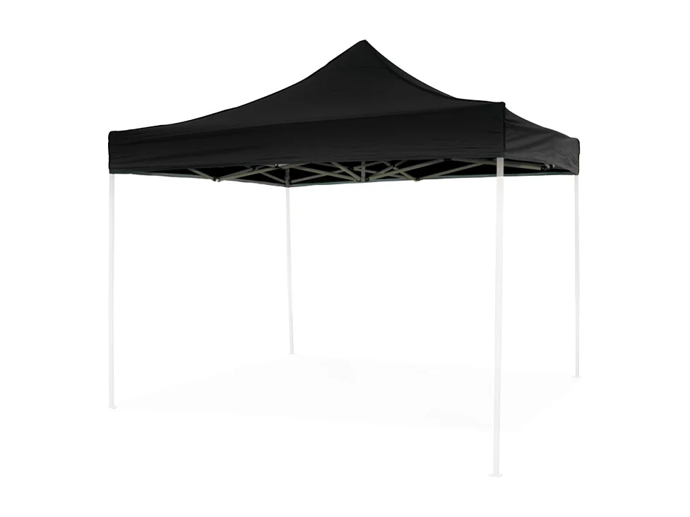 Telo laterale 3x2mt nero impermeabile di ricambio per gazebo richiudibile