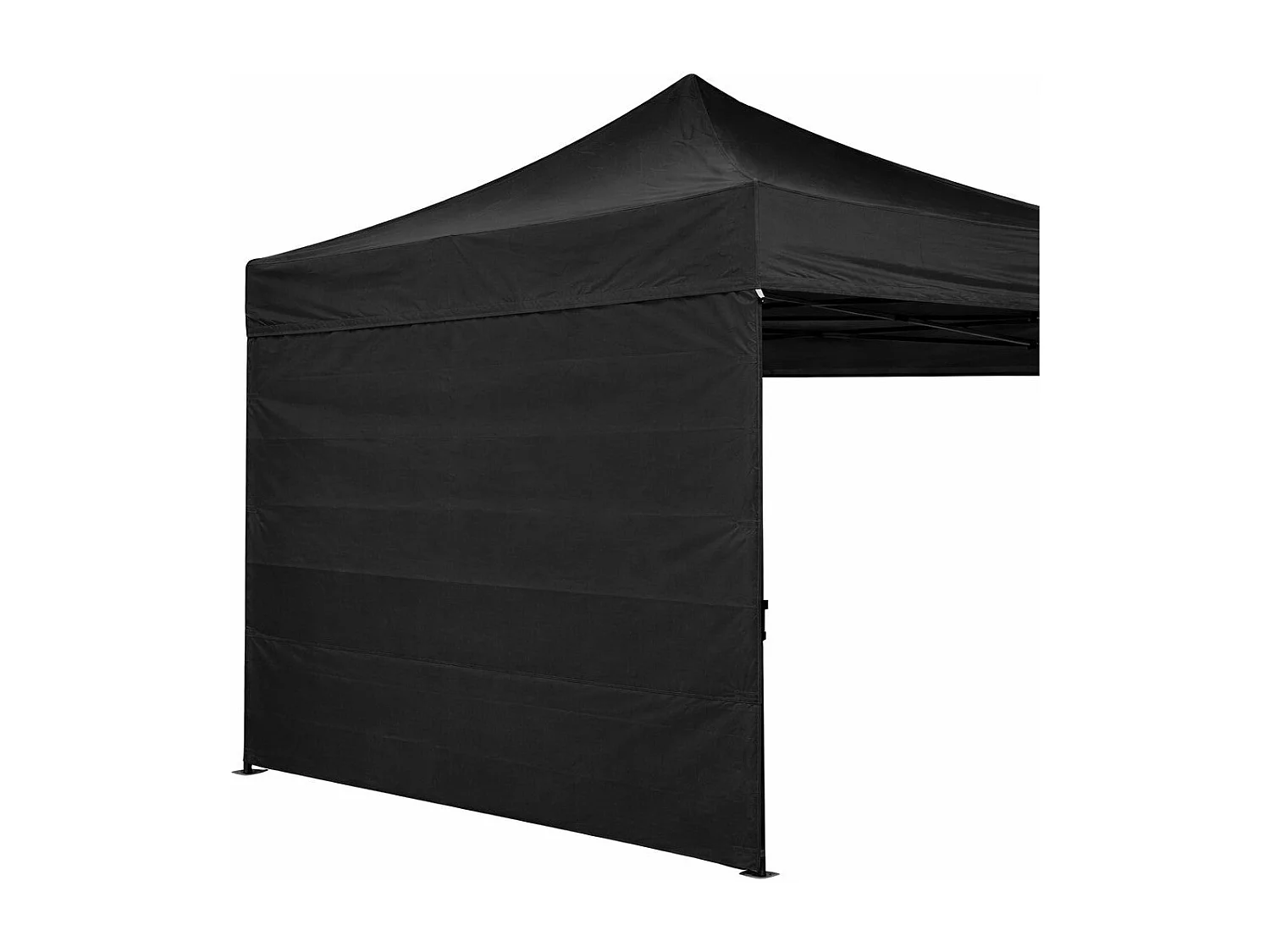 Feuille latérale de remplacement imperméable noire 3x2m pour tonnelle pliable