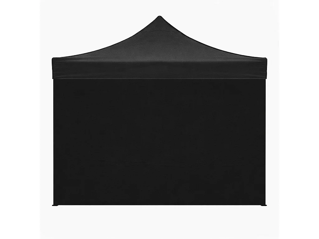 Feuille latérale de remplacement imperméable noire 3x2m pour tonnelle pliable