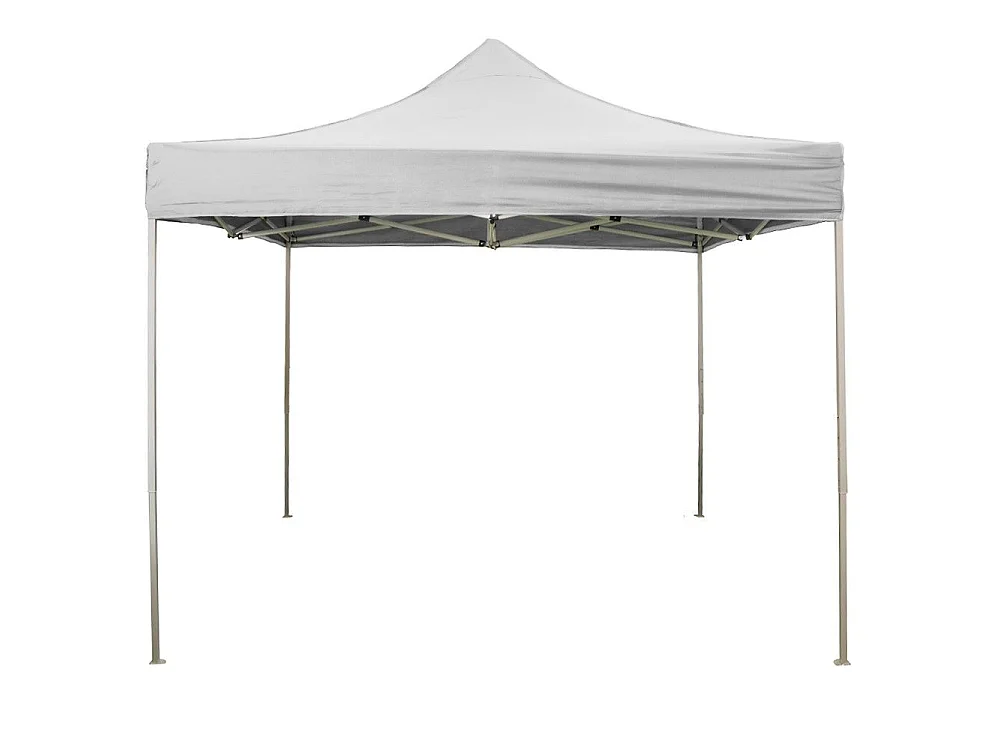 Toldo lateral branco impermeável de 2x2m com janela de substituição para gazebo dobrável