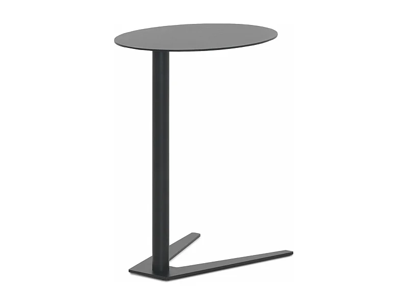 Beistelltisch aus schwarzem Metall