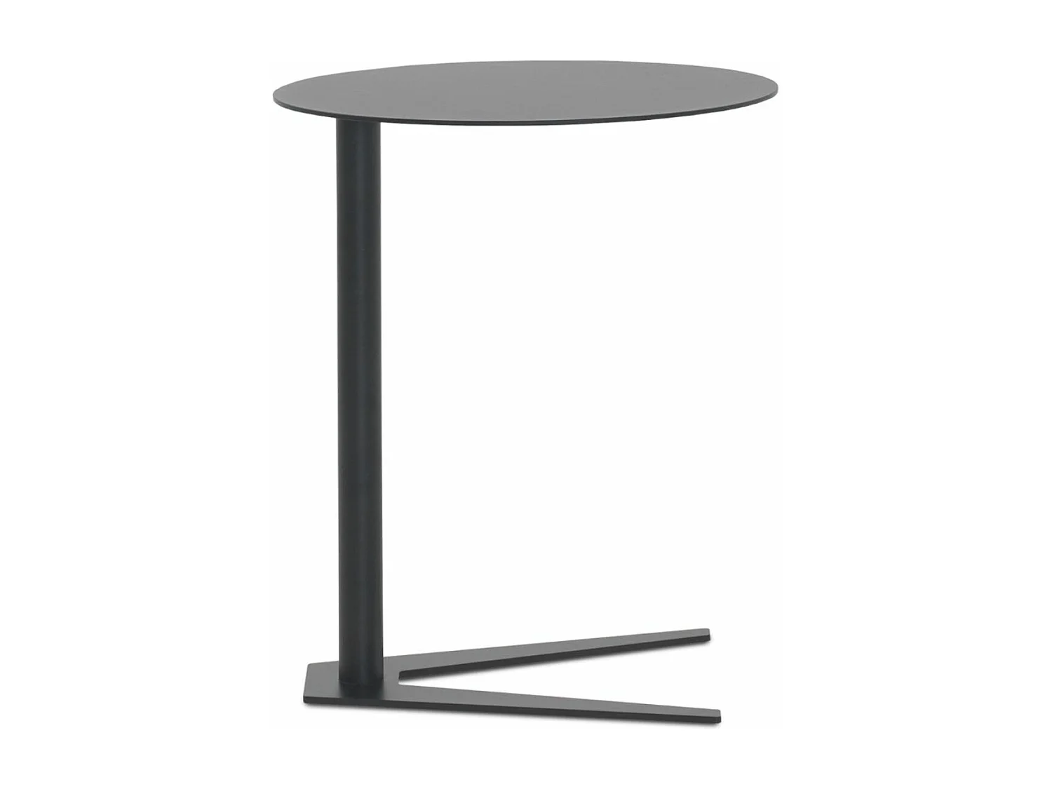 Table d'appoint en métal noir