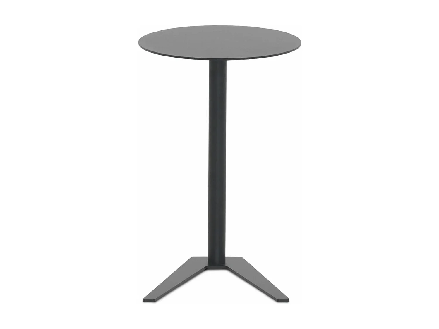 Table d'appoint en métal noir