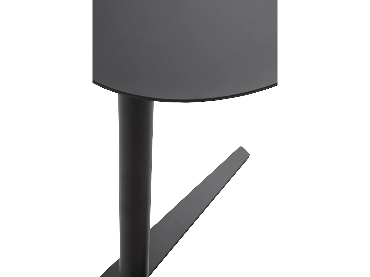 Table d'appoint en métal noir