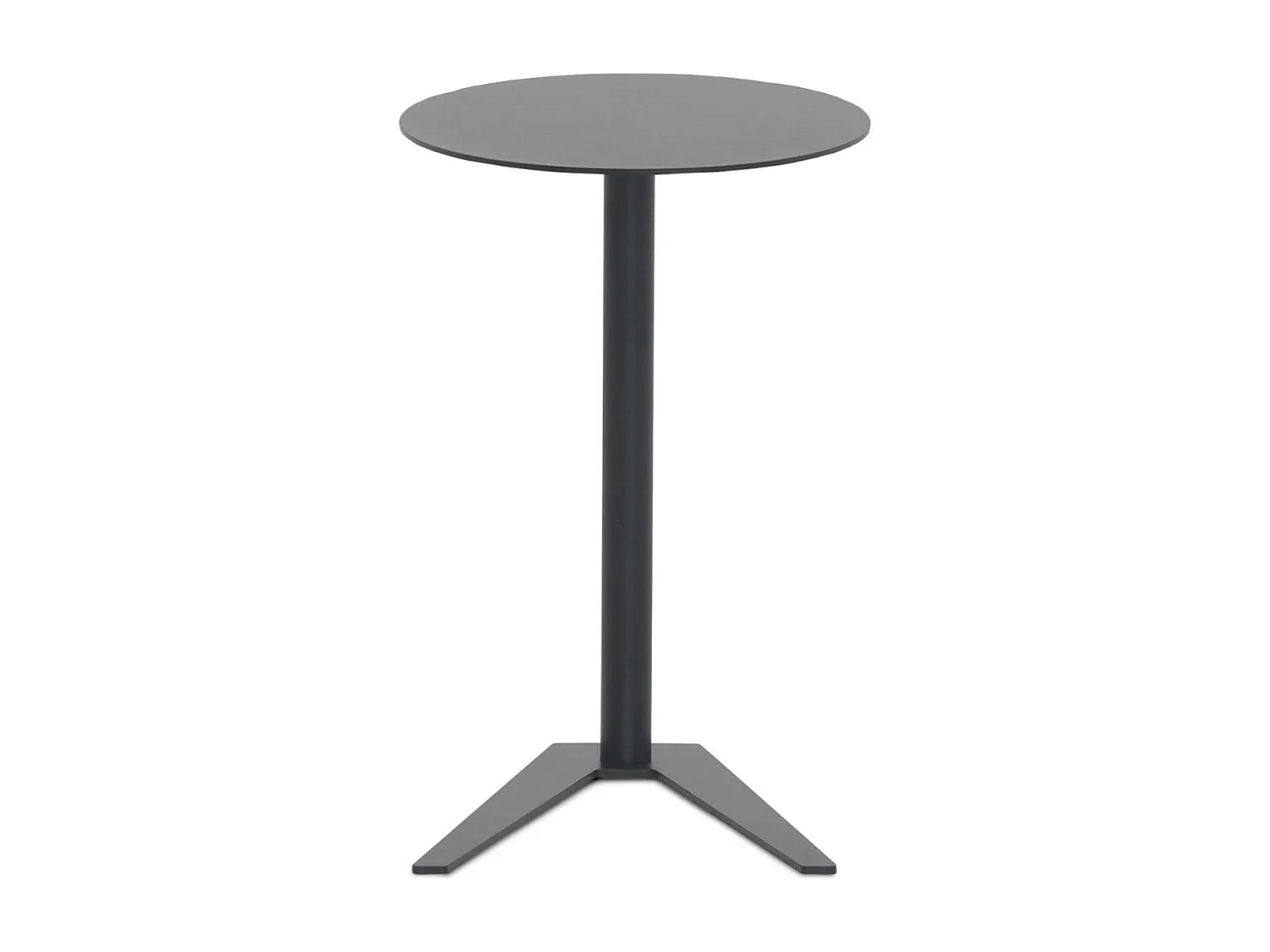 Table d'appoint métallique noire