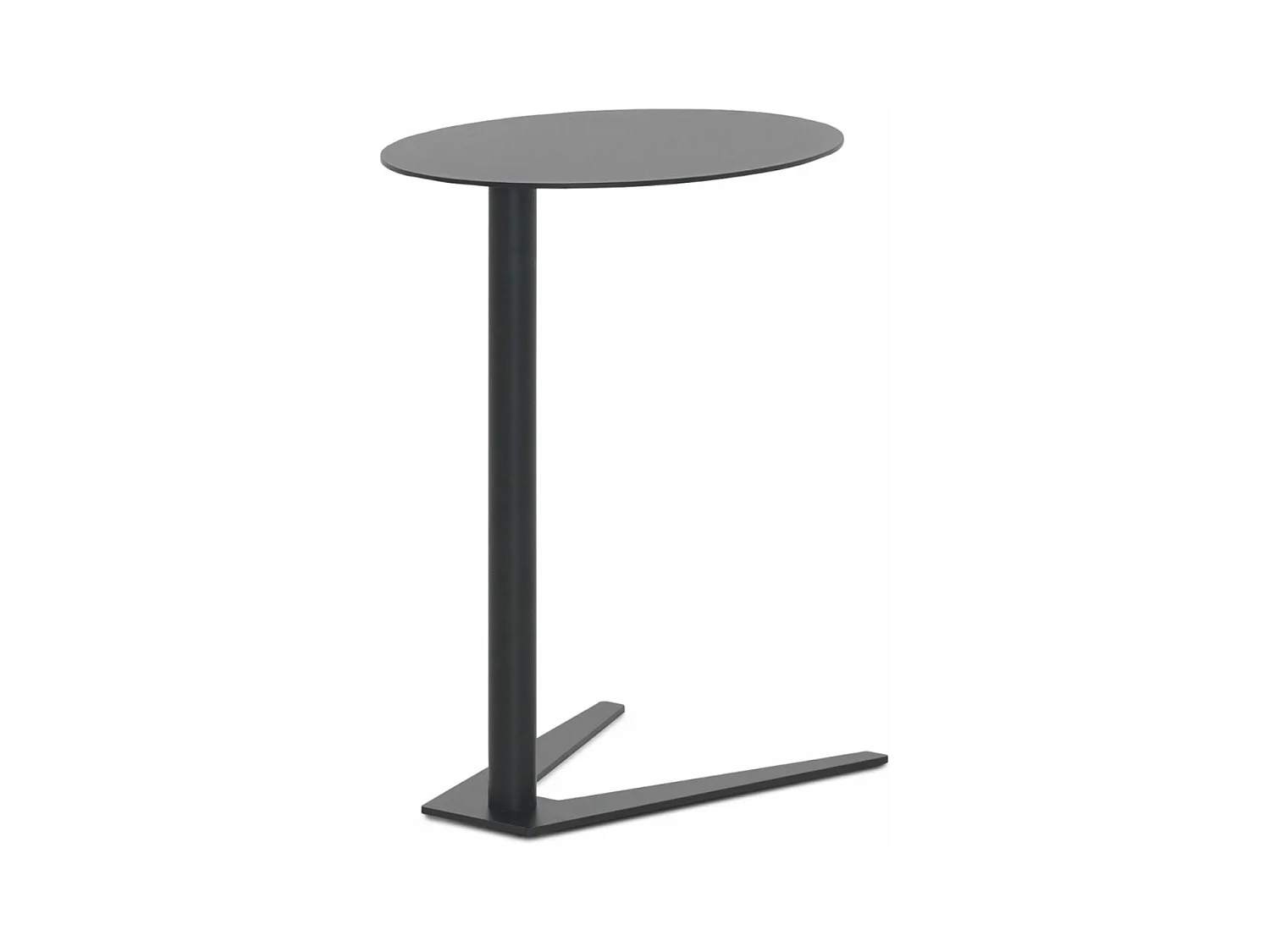 Beistelltisch aus schwarzem Metall