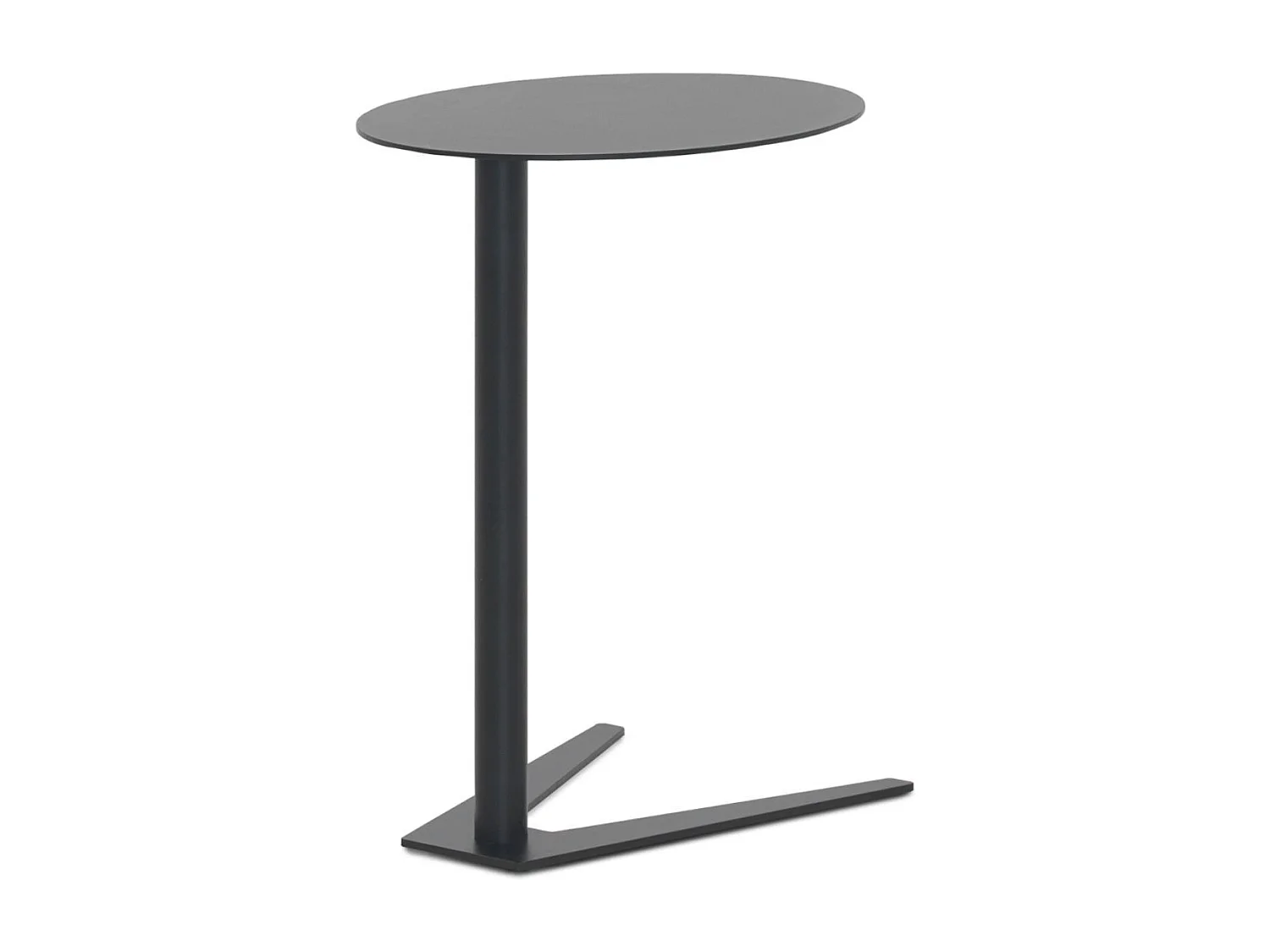 Beistelltisch aus schwarzem Metall