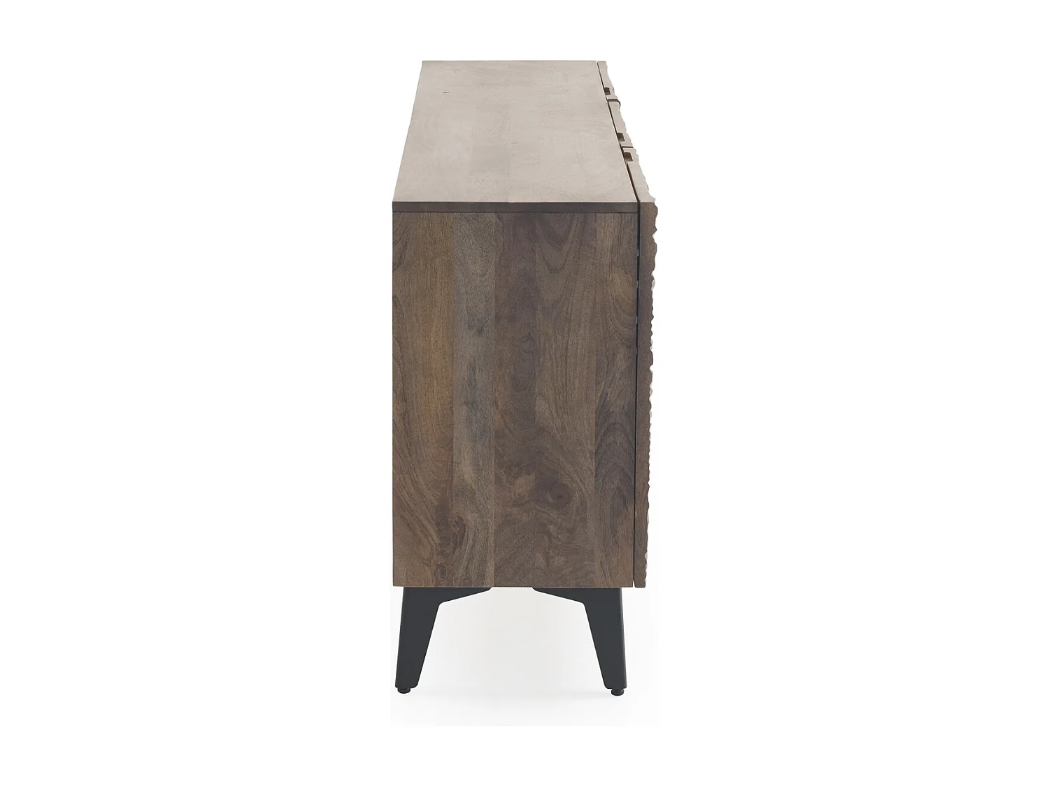 Aparador 3 puertas madera de mango imitacion piel caiman bronze