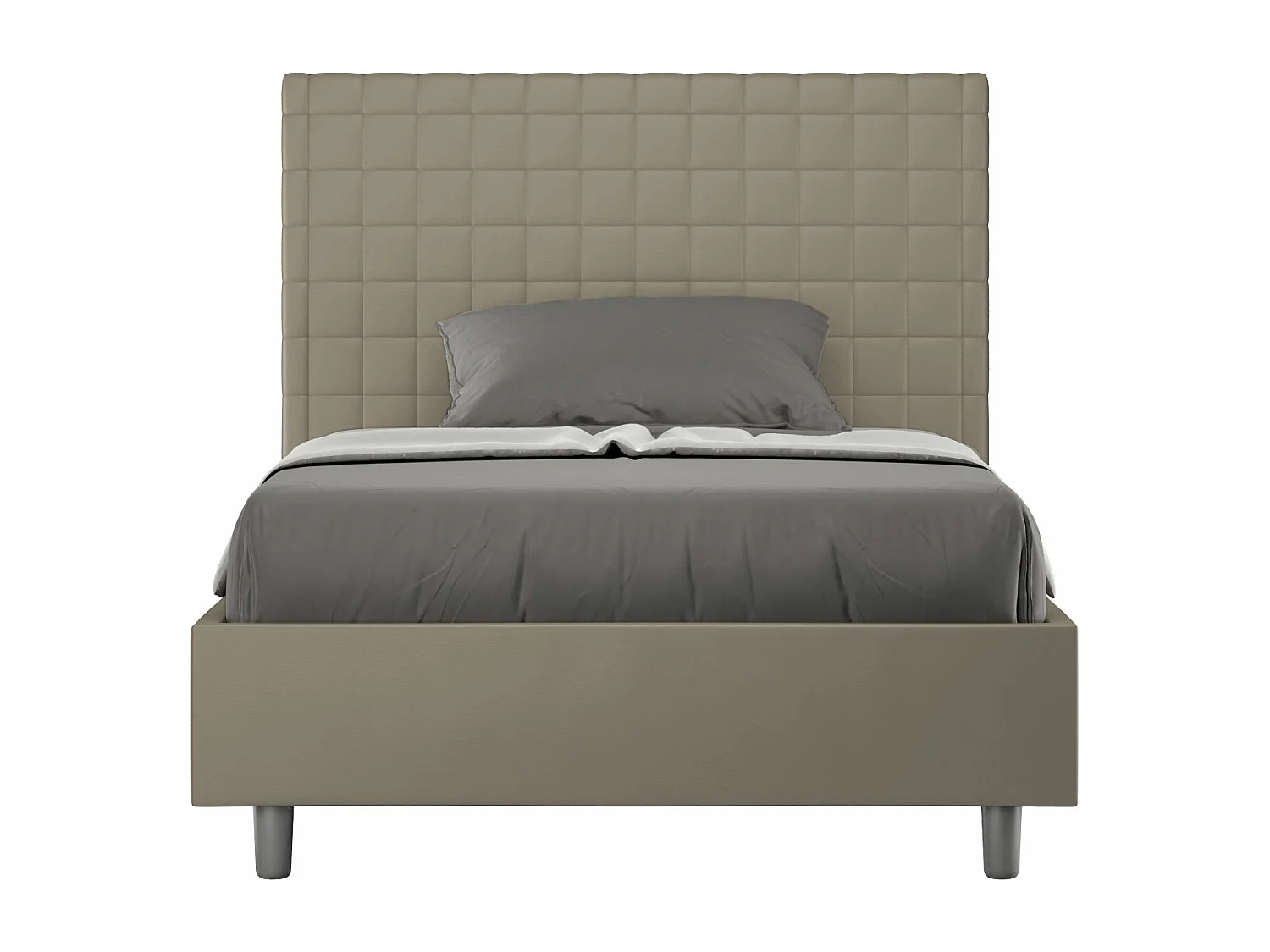 Cama Sunny 100x200 sin somier capuchino