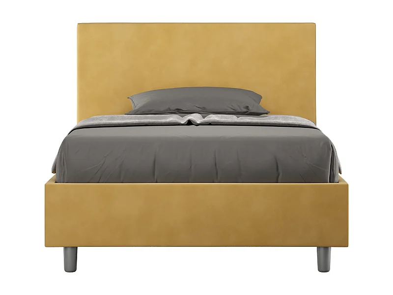 Lit Adèle 100x190 avec sommier ocre