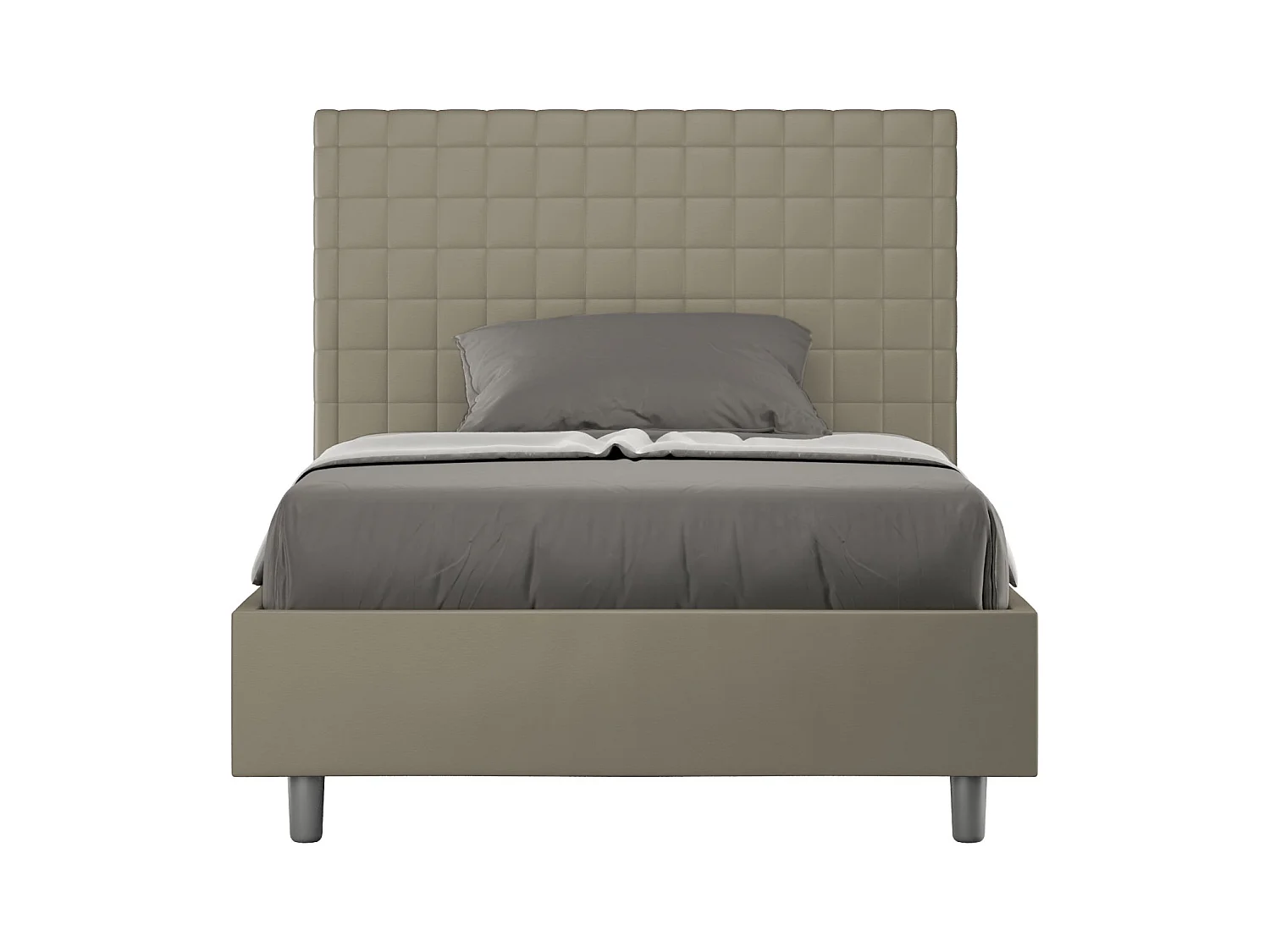 Somier Sunny bed 100x190 y contenedor capuchino