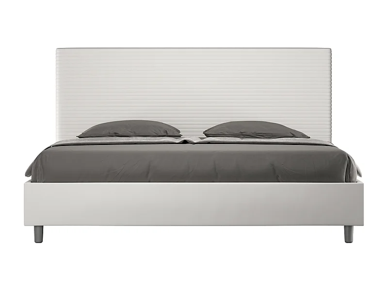 Cama Focus 190x200 base y contenedor blanco