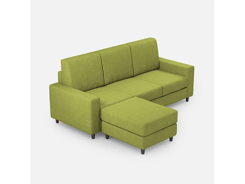 Lit Adele 150x190 sans sommier gris