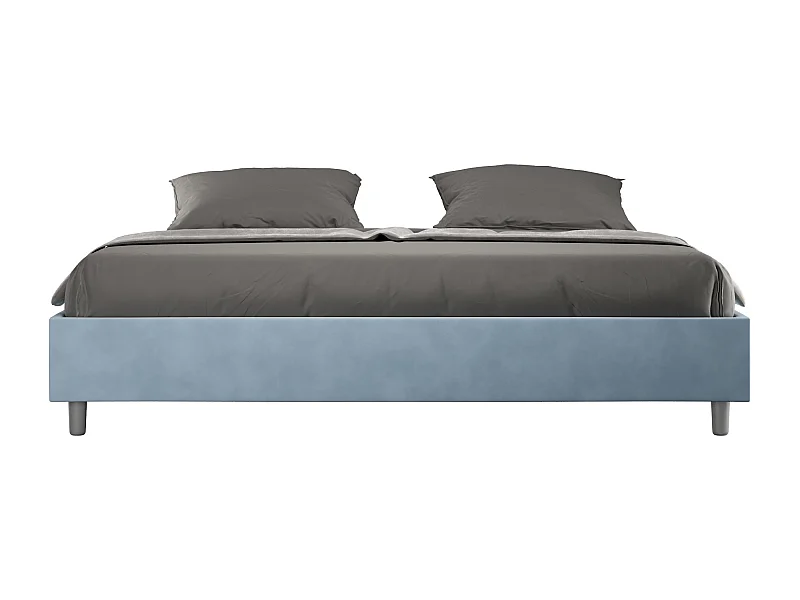Letto Sommier Azelia 190x200 senza rete azzurro