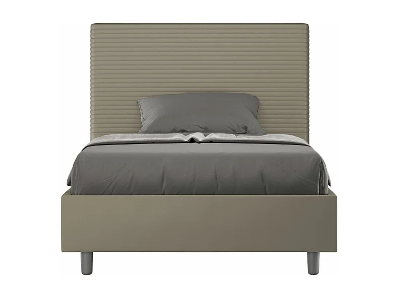 Cama Focus 100x190 con somier y recipiente para capuchino