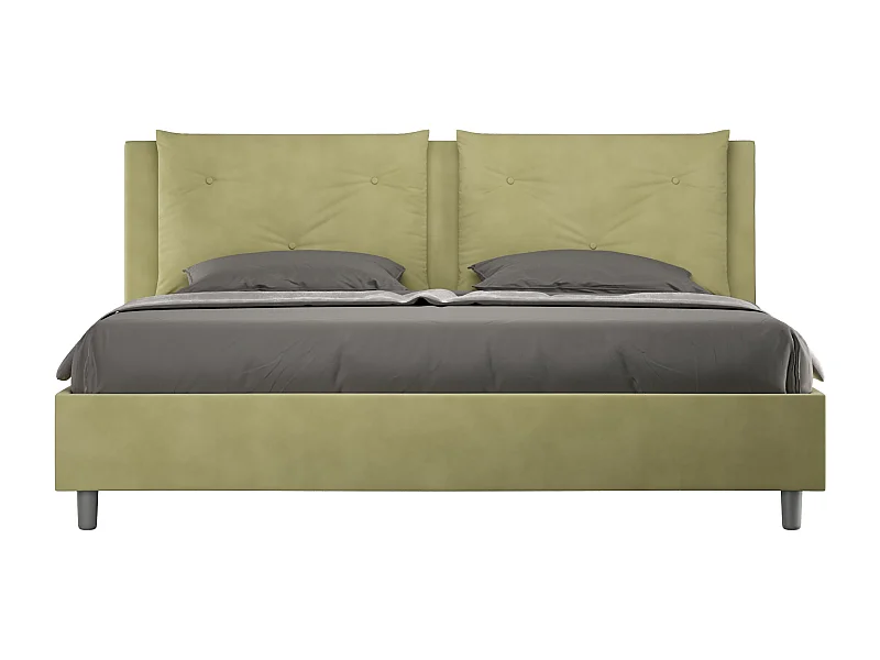 Cama Appia 190x190 con base té verde