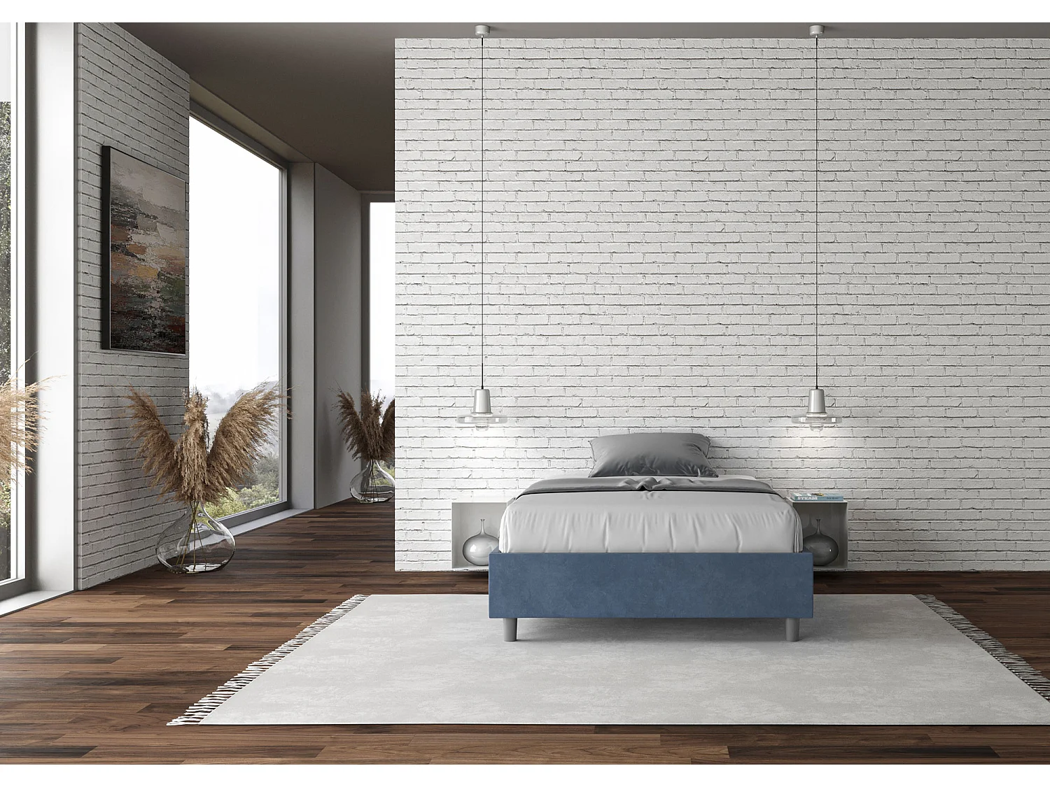 Azelia 100x190 bedbodem zonder blauwe bodem