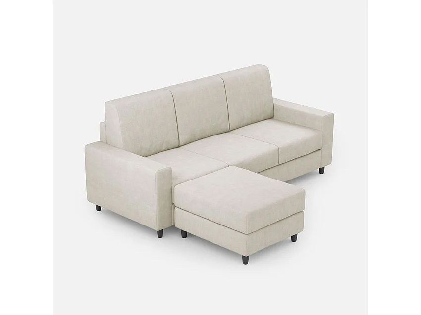 Letto Adele 150x190 senza rete sabbia