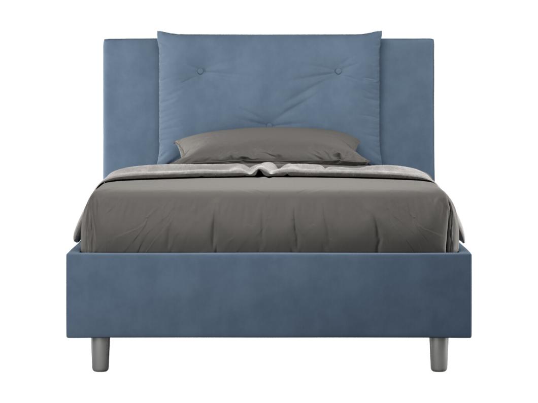 Letto Appia 100x210 senza rete blu