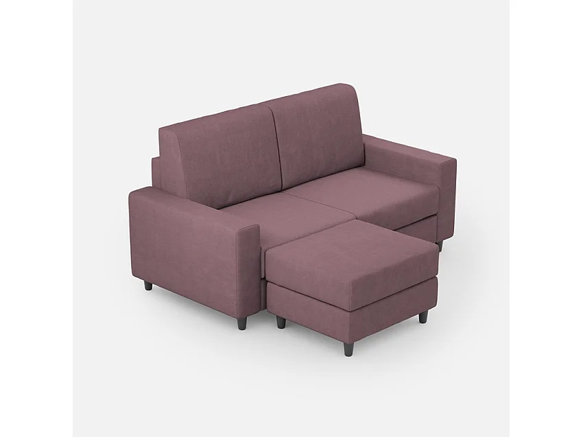 Lit Adèle 150x190 avec sommier ocre