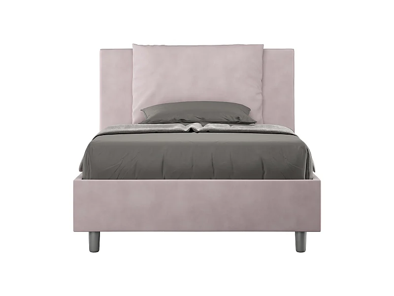 Letto Antea 110x210 rete e contenitore glicine