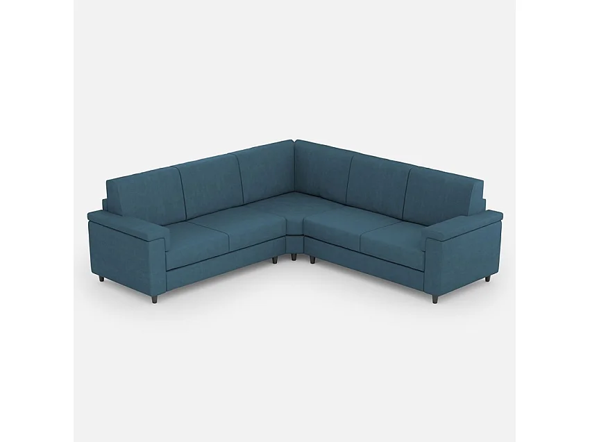 Lit Adele 100x200 avec sommier bleu