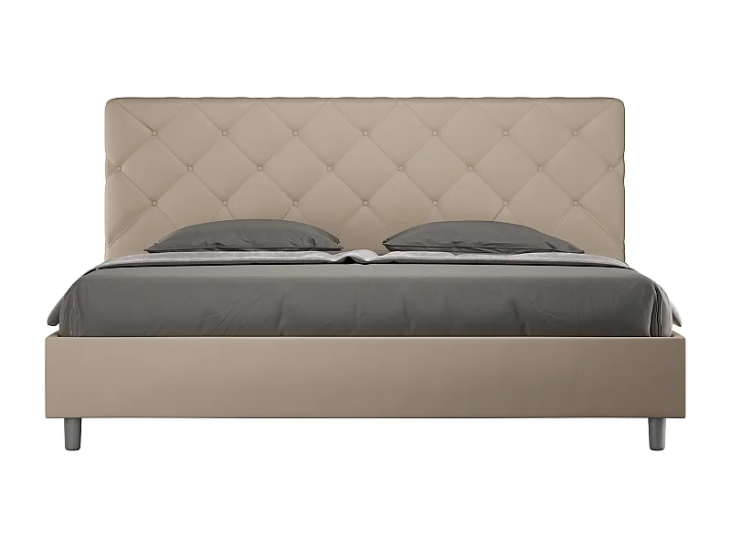 Letto Priya 190x190 senza rete tortora