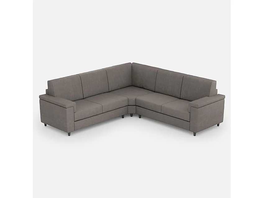 Letto Adele 100x190 con rete grigio