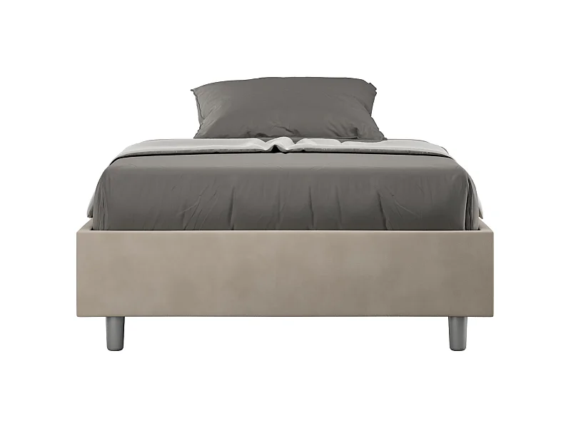 Letto Sommier Azelia 130x210 senza rete sabbia