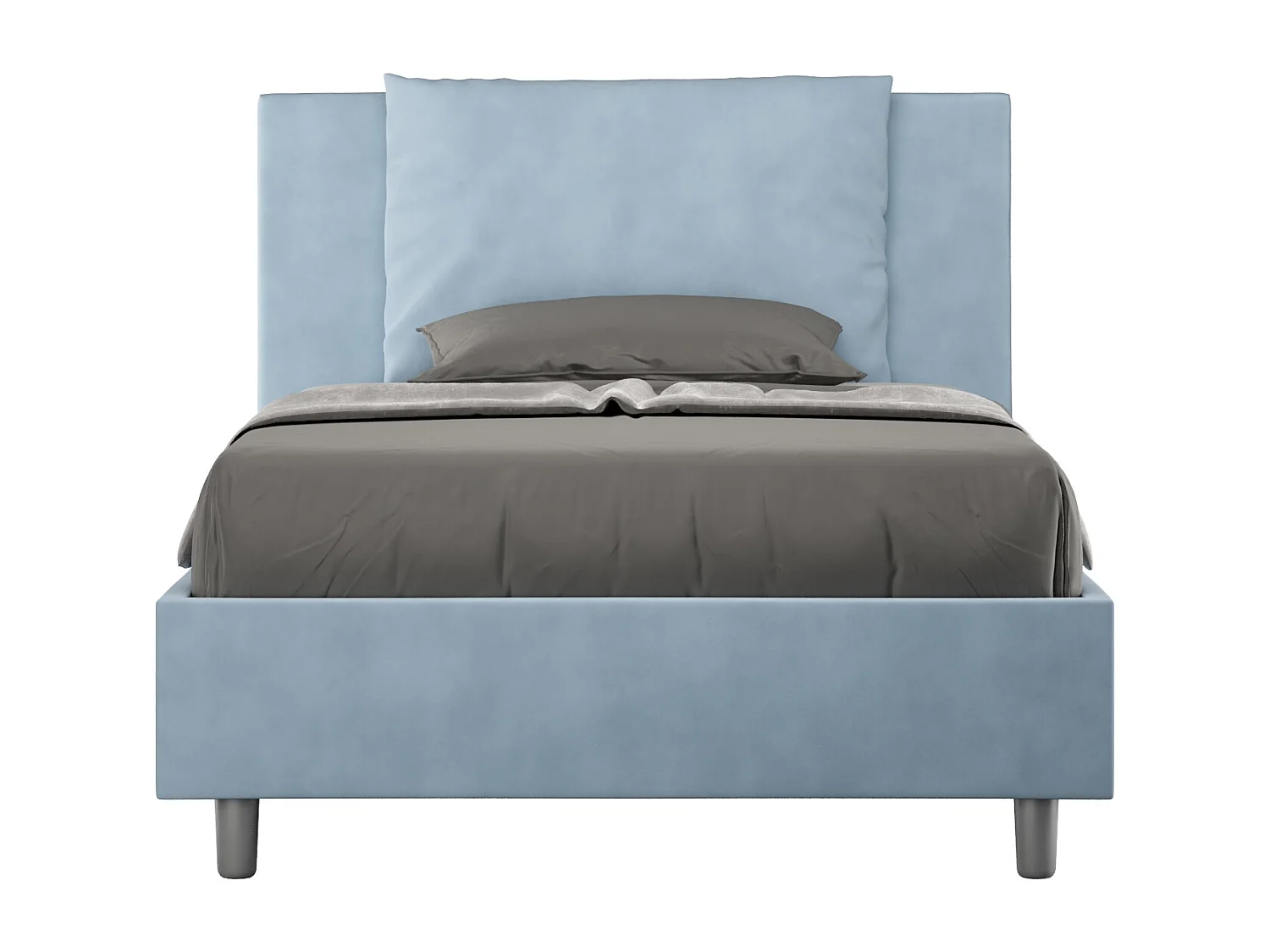 Letto Antea 100x200 senza rete azzurro