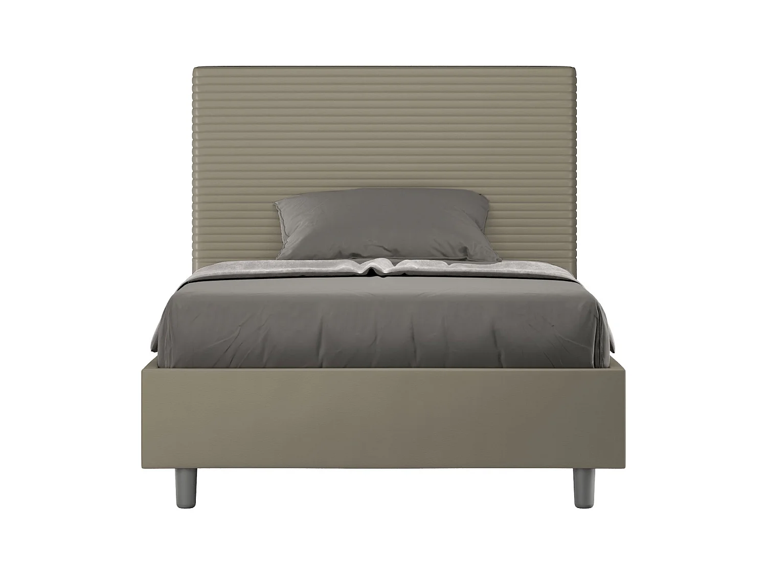 Letto Focus 100x190 senza rete cappuccino
