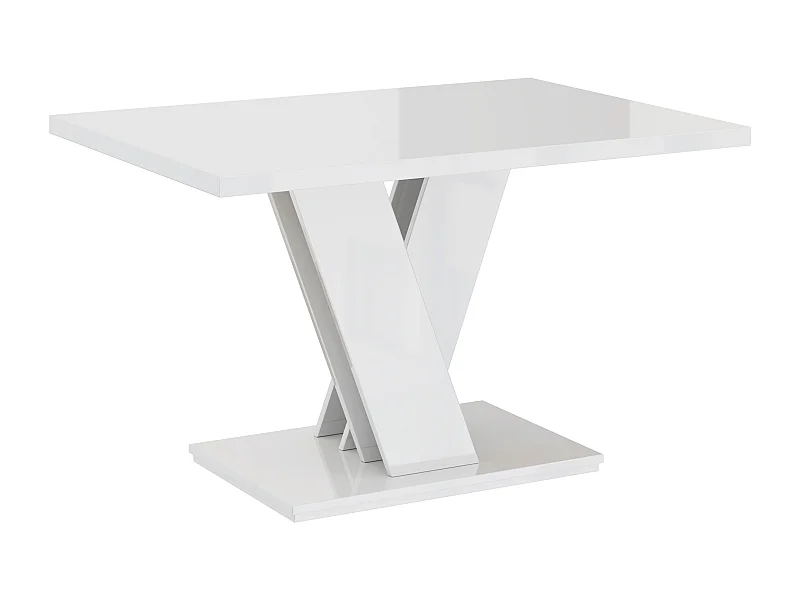 TABLE BASSE MALAVA - BLANC LAQUE 100 X 70 CM