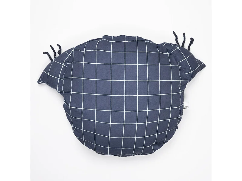 Coussin en forme de koala bleu avec housse amovible en coton - FLASH