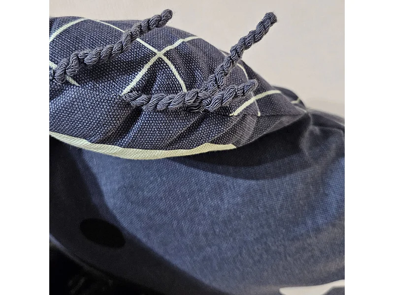 Coussin en forme de koala bleu avec housse amovible en coton - FLASH