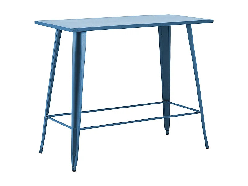 Hoge tuintafel in Pacific Blue Steel