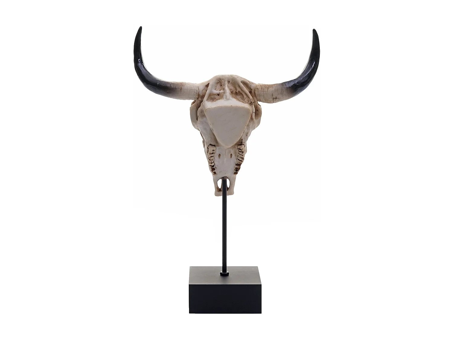 Figurine tête de vache résine 12 x 8 x 22 cm 04_0002840