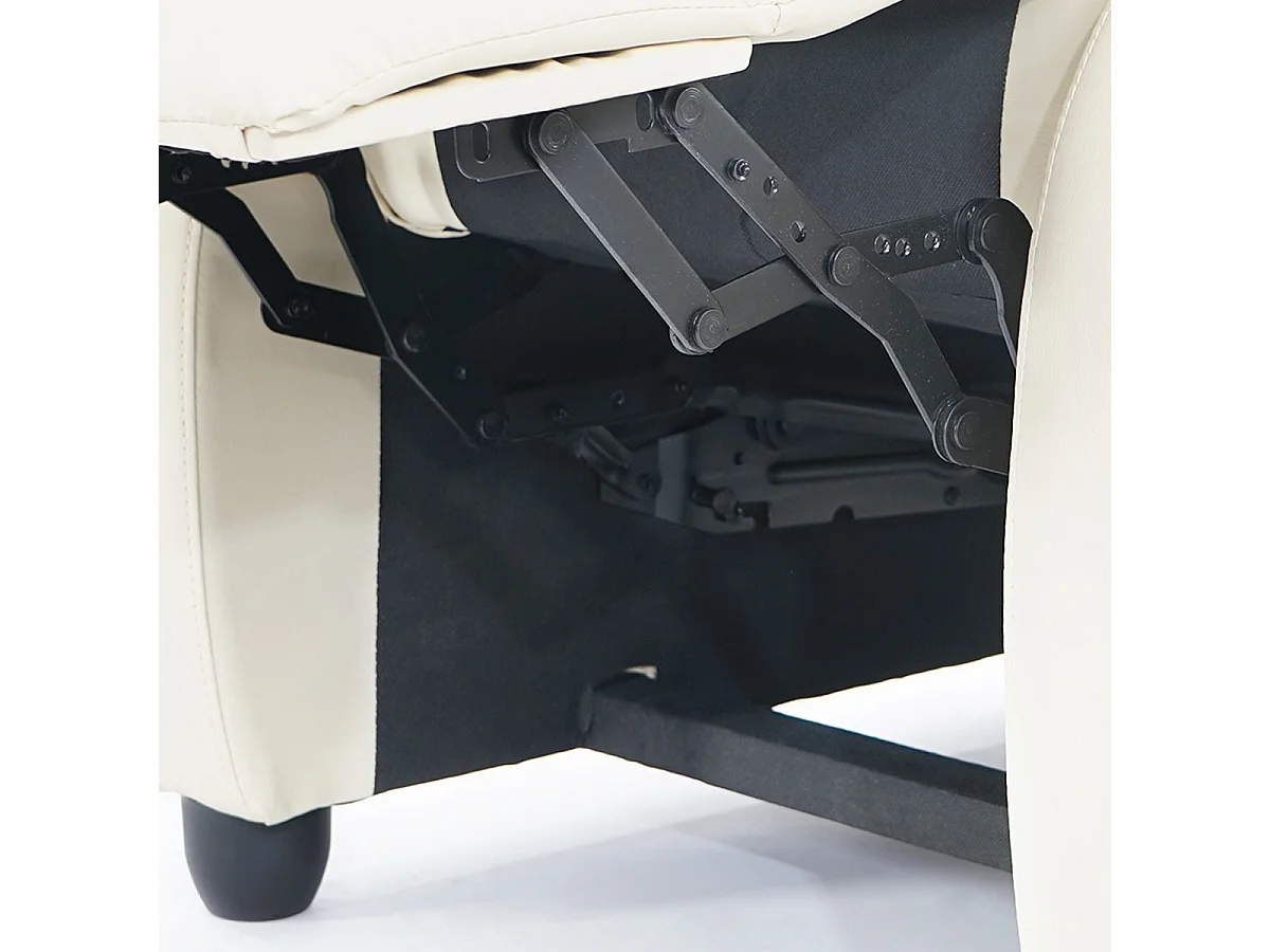 Fauteuil TV inclinable TV crème 84 x 93 x 102 cm 04_0002022