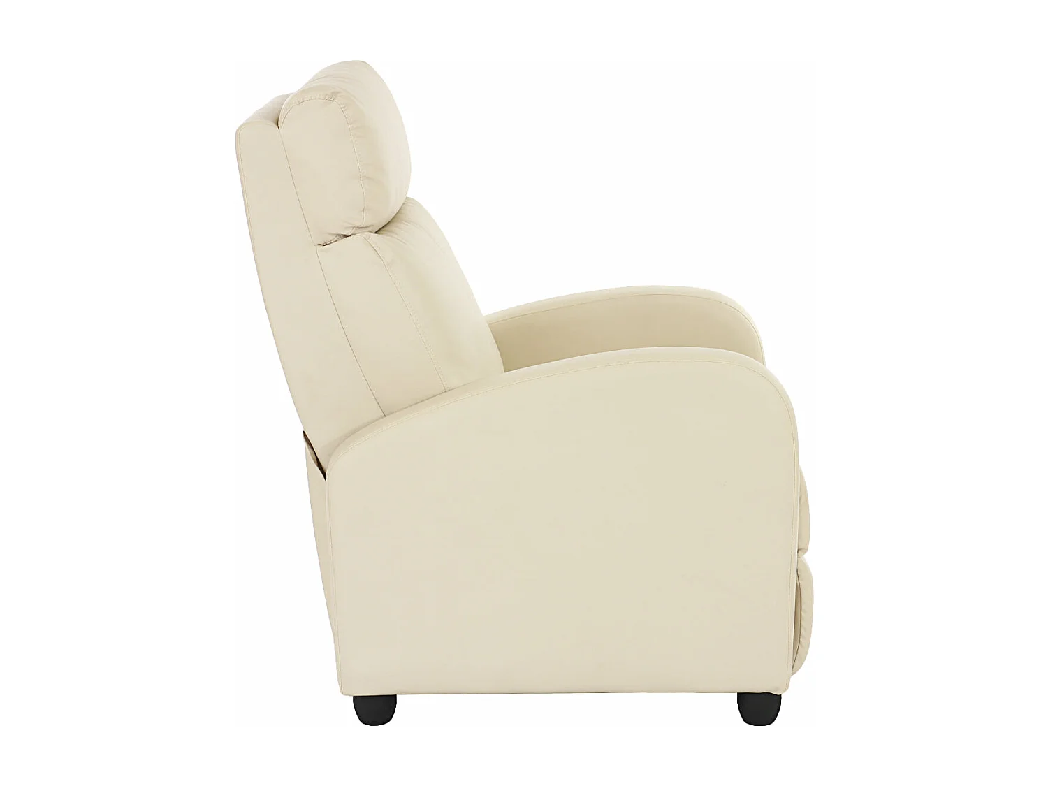 Fauteuil TV inclinable TV crème 72 x 92 x 105 cm 04_0002018