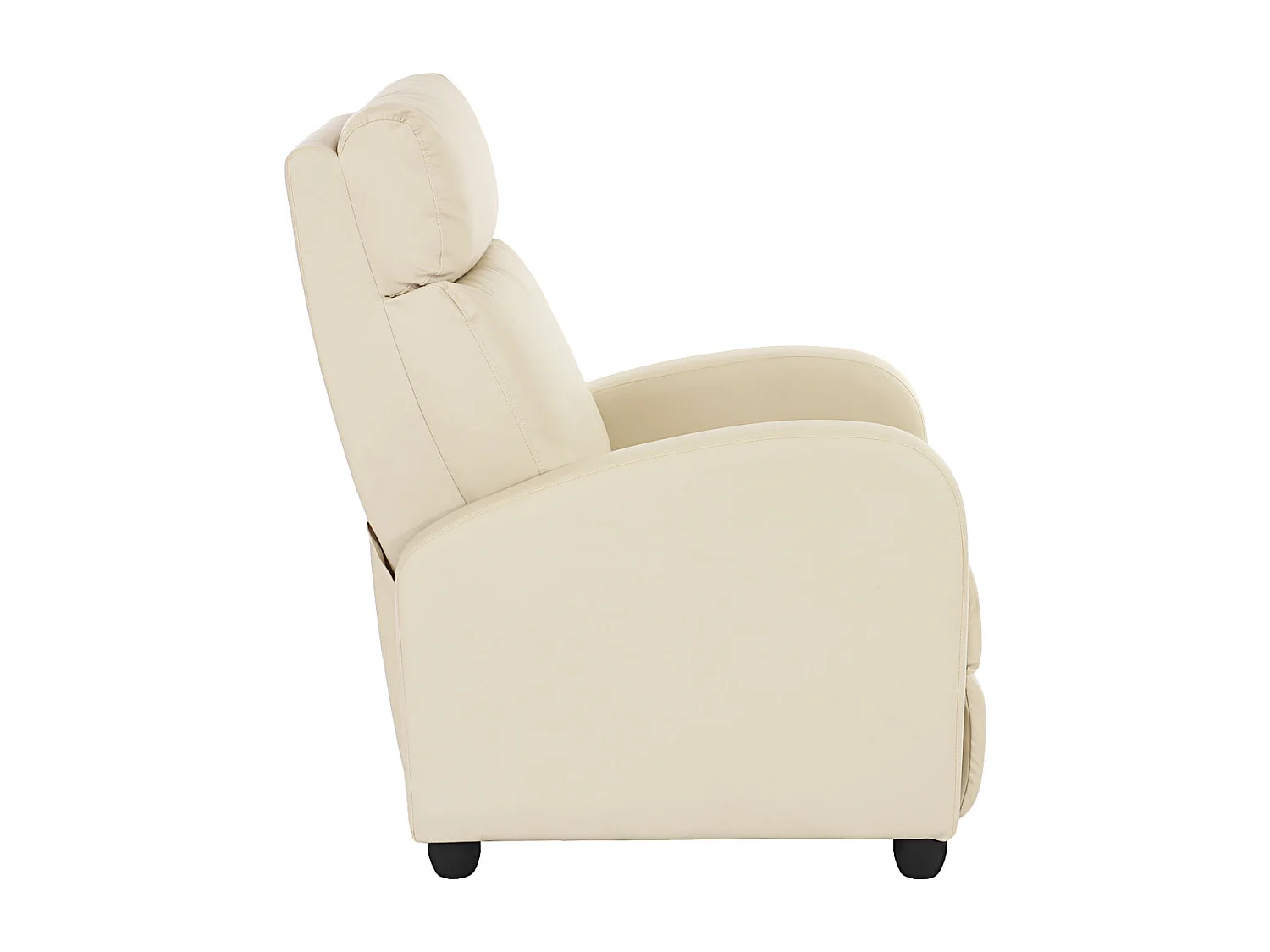 Fauteuil TV inclinable TV crème 72 x 92 x 105 cm 04_0002018