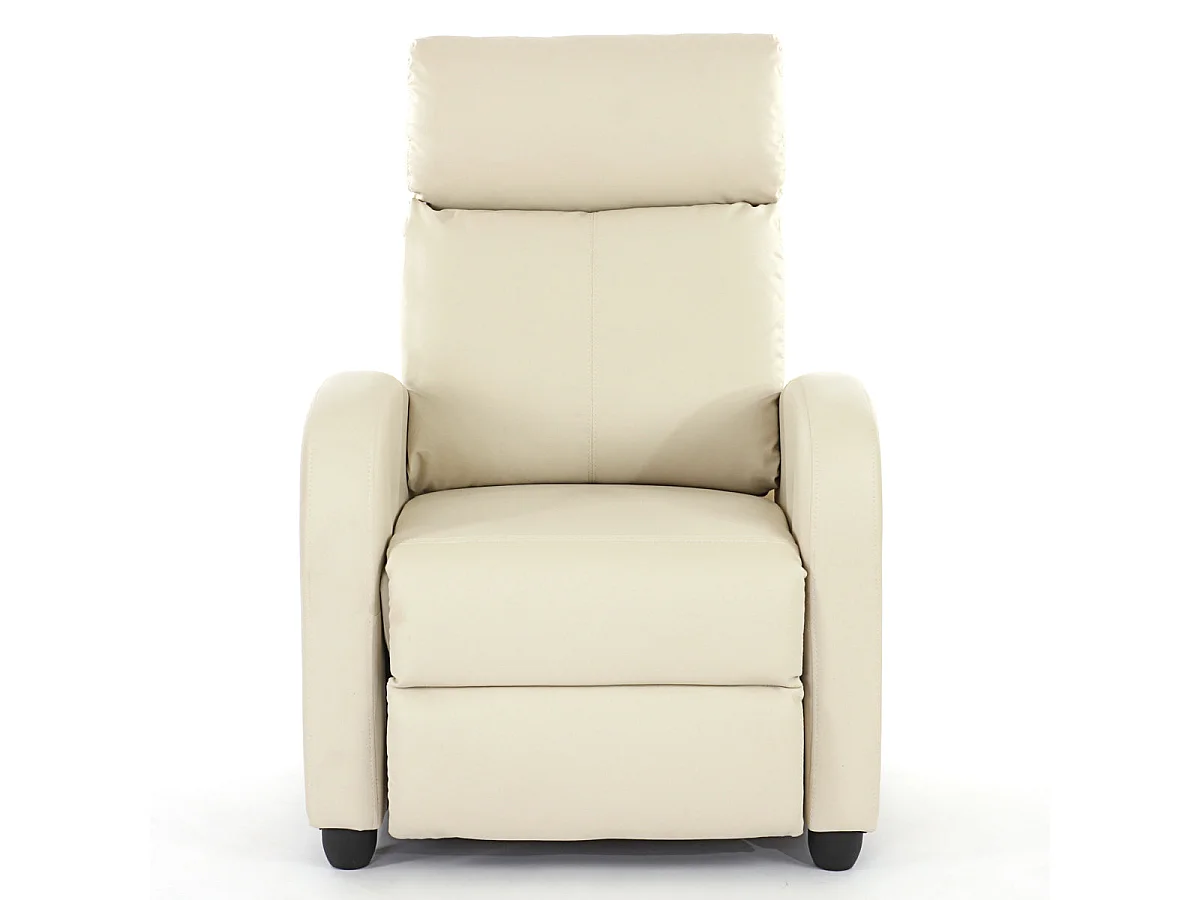 Fauteuil TV inclinable TV crème 72 x 92 x 105 cm 04_0002018