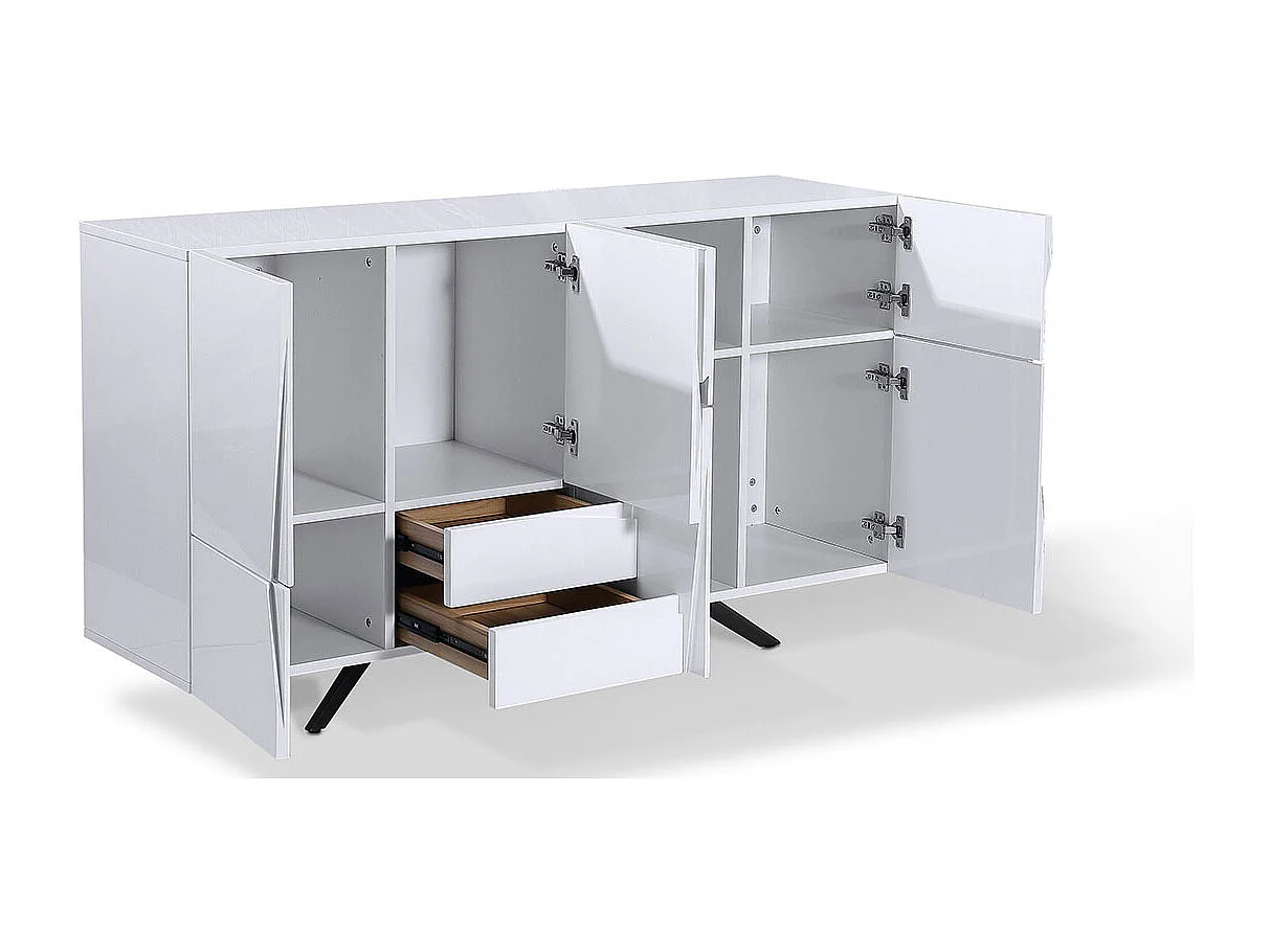 Buffet laqué ASTER - Blanc