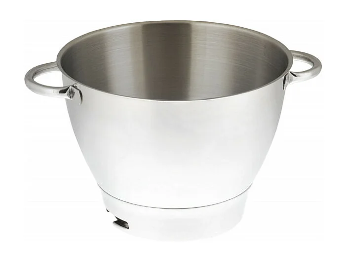 Edelstahlschüssel mit Griffen – KENWOOD – Chef Premier – Fassungsvermögen 4,6 l – Grau