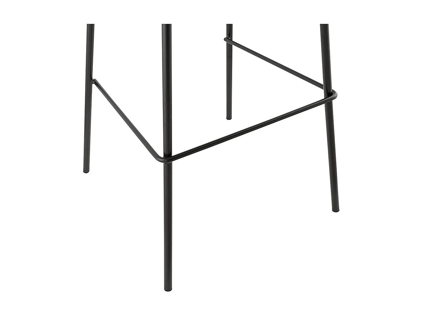 Tabouret de Bar en Velours "Lon" 105cm Moutarde