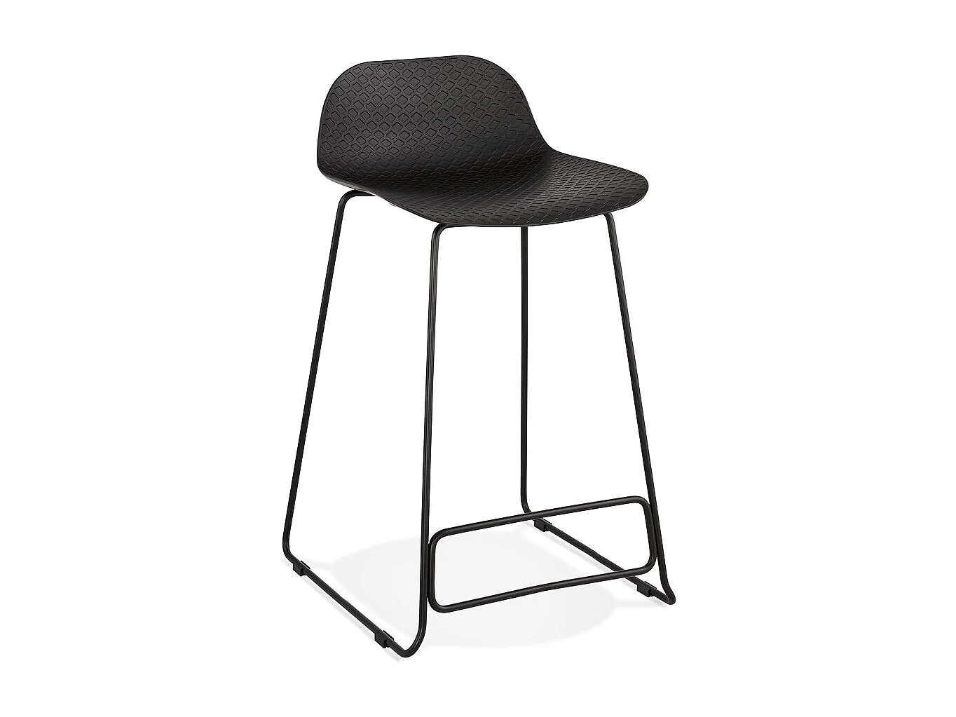 Snackhocker - BABYLOS - zwart - 48x53x85 cm