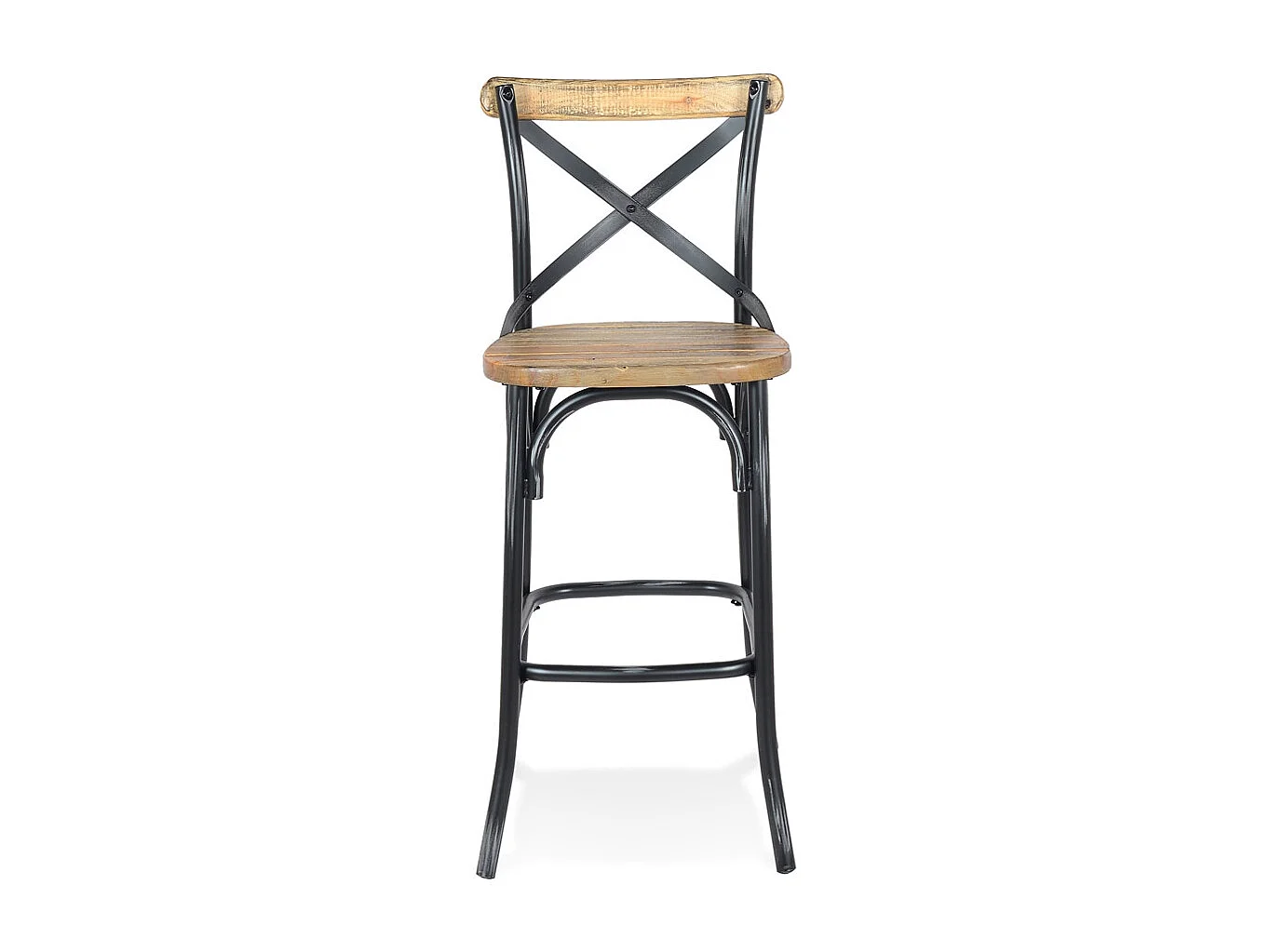 Seggiola da bar -COTTAGE - Beige - 47x50x110 cm