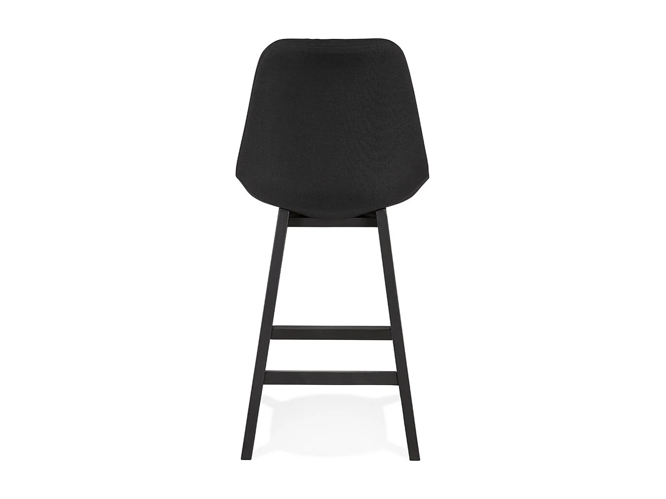 Mittelhoher Snackhocker - TERESA - zwart - 56x48x102 cm