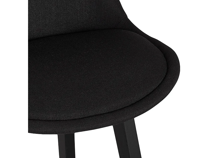 Mittelhoher Snackhocker - TERESA - zwart - 56x48x102 cm